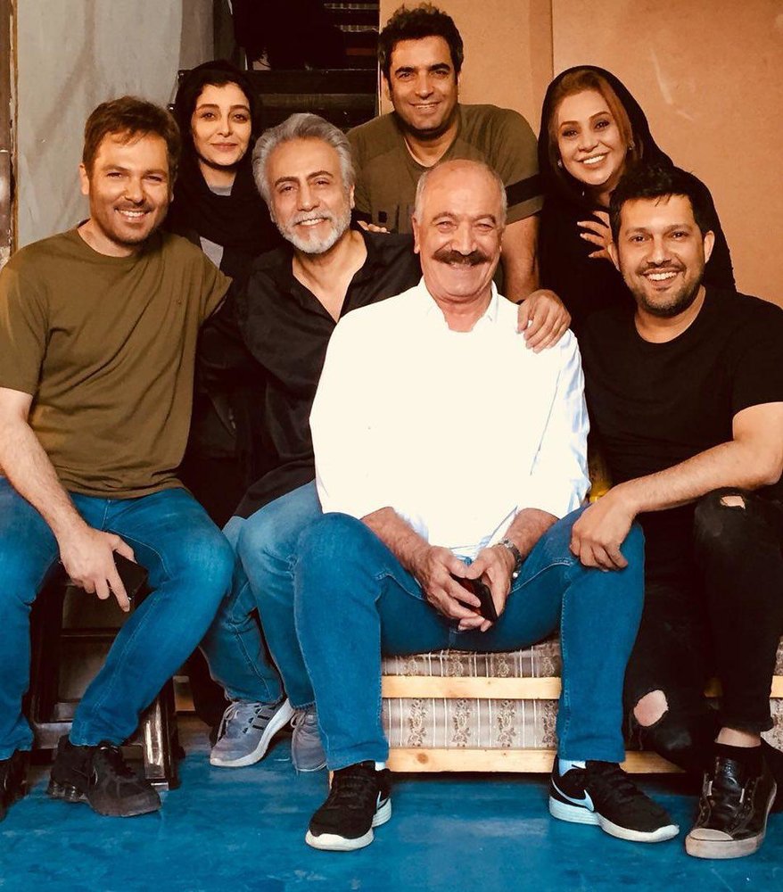 روی گشاده حامد بهداد در پشت صحنه یک سریال+عکس