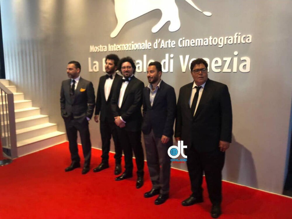 عوامل «متری شیش و نیم» روی فرش قرمز جشنواره ونیز و تشویق آن‌ها در سالن سینما + عکس و فیلم