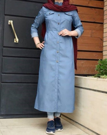 مانتو دانشجویی اسپرت, مانتو دانشجویی بلند