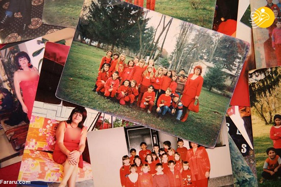 وسواس شدید یک زن به رنگ قرمز