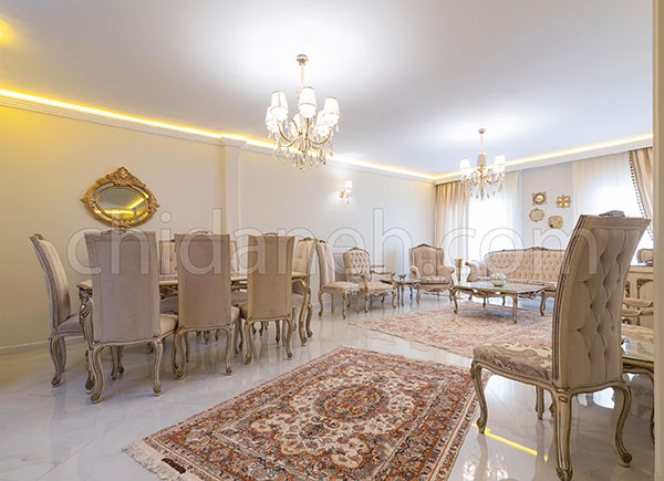 طراحی داخلی منزل ایرانی، زیبا و به روز به سبک ساناز و حسام!