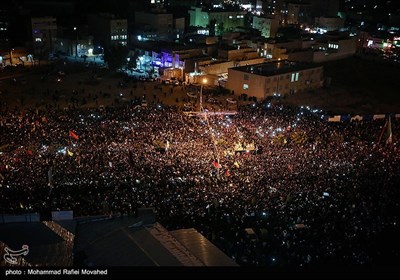 مراسم تشییع پیکر سپهبد شهید قاسم سلیمانی در قم