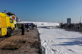خروج هواپیمای مسافری تهران – ماهشهر از باند فرودگاه