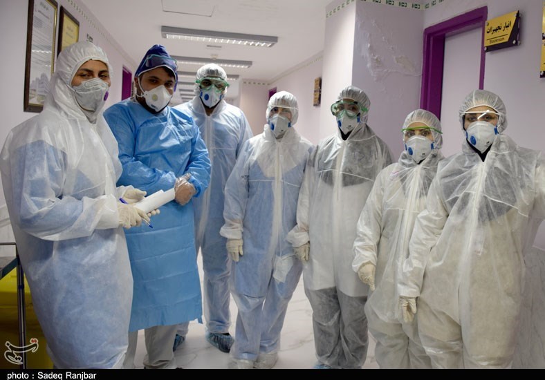 گزارش تصویری از بخش قرنطینه بیماران کرونایی در بیمارستان امام رضا(ع) تبریز