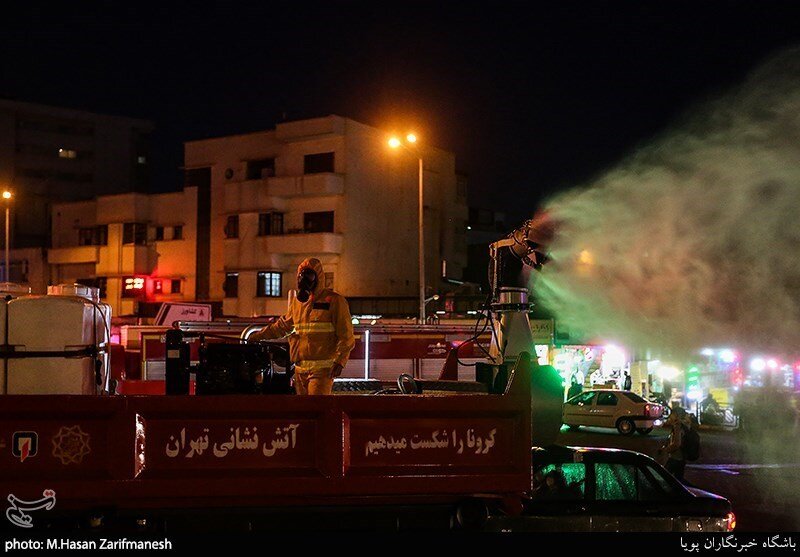 آتش‌نشانی , سازمان آتش‌نشانی تهران , ویروس کرونا , معاونت خدمات شهری شهرداری تهران , 