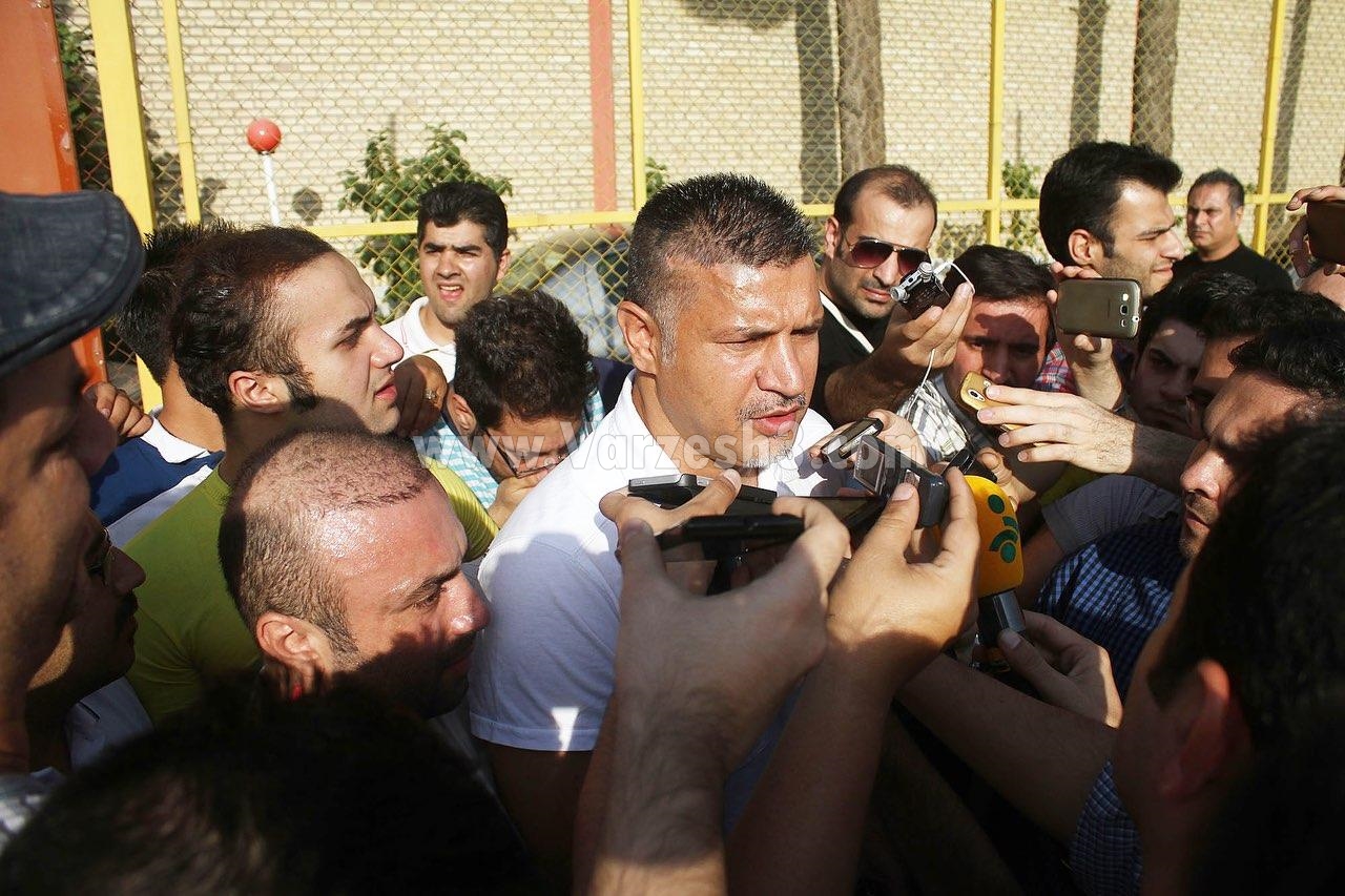 جنجالی‌ترین روز تمرین پرسپولیس/ عکس