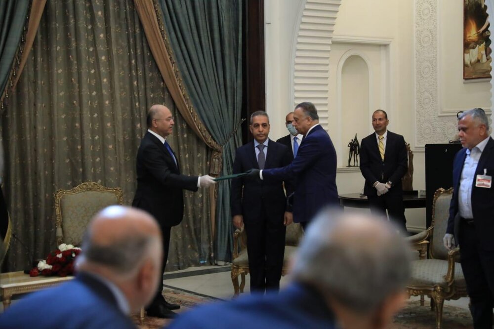 چه کسانی در معرفی نخست وزیر جدید عراق حضور داشتند؟ / عکس