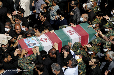 تشییع پیکر شهید «اصغر پاشاپور»