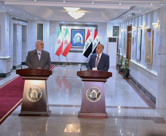 ماجرای پرچم ایران در سفر ظریف به عراق چه بود / عکس