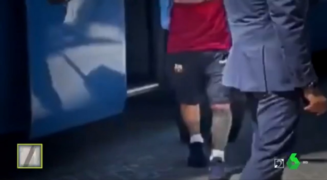 تصاویر نگران‌کننده برای بارسایی‌ها؛ لیونل مسی مصدوم است؟/عکس