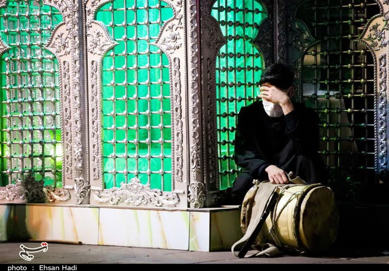 تعزیه‌خوانی حسینی هیئات مذهبی در مشهدمقدس/ تصاویر