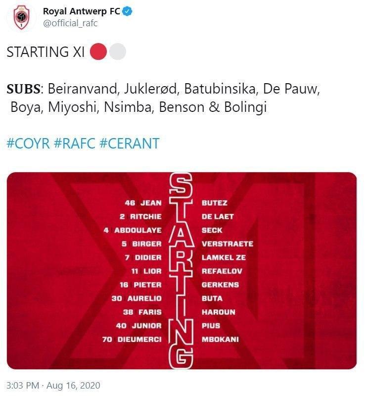 بیرانوند نیمکت نشین شد