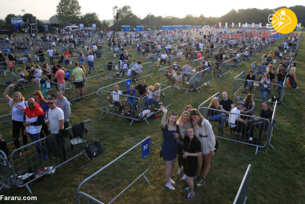 کنسرت با رعایت فاصله گذاری اجتماعی