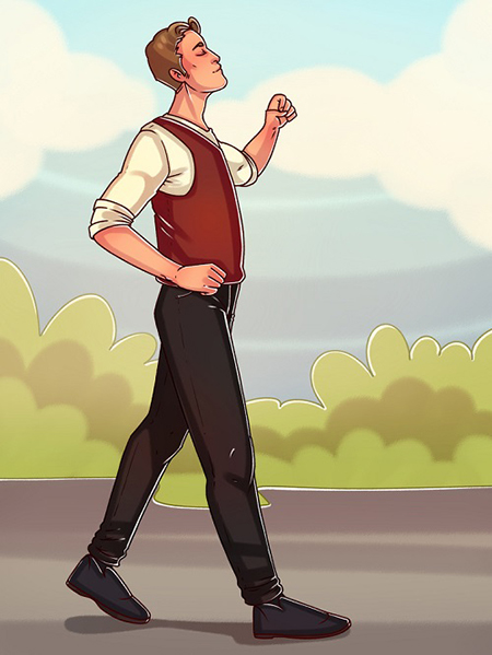 شخصیت شناسی براساس طرز راه رفتن!