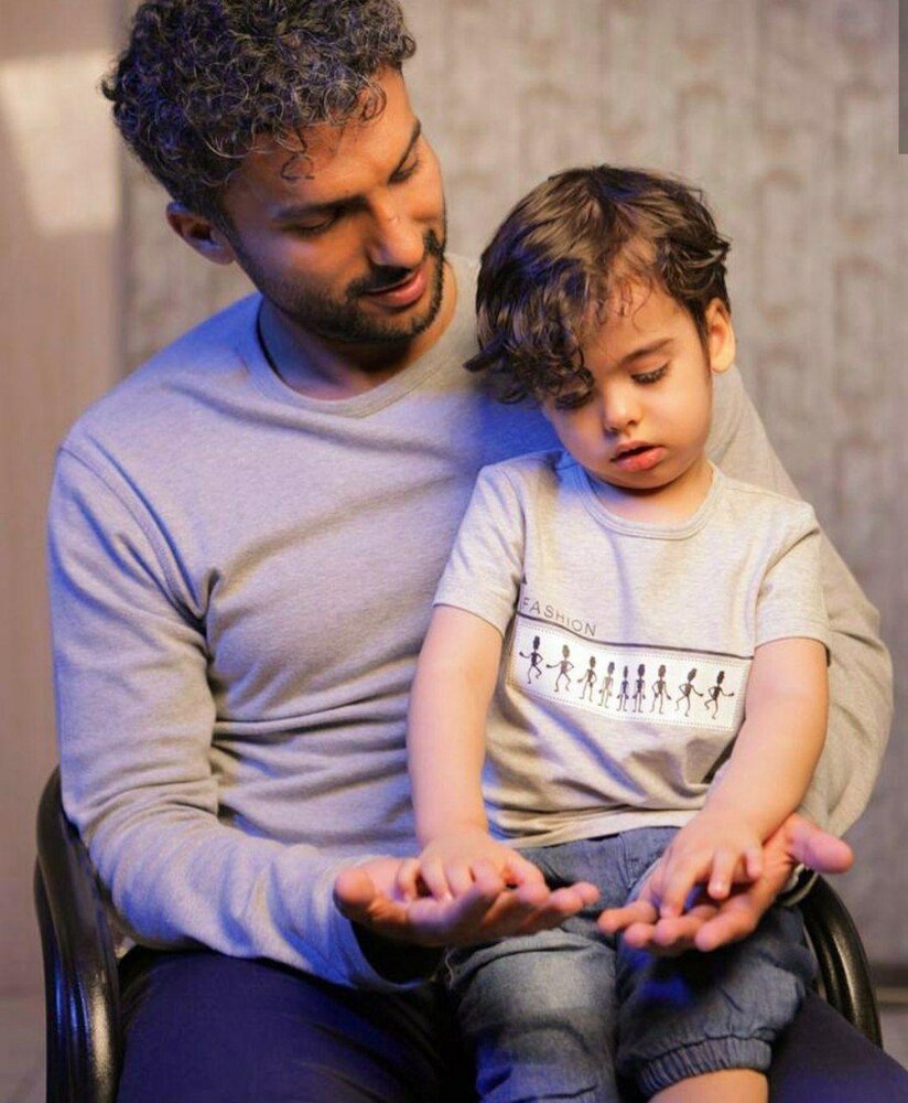 محمدحسین میثاقی و لذت پدر بودن/عکس