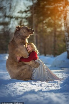 تصاویری دیدنی از خرسی که مدل شد