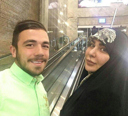 همسر و پسر امیر قلعه‌نویی/ عکس