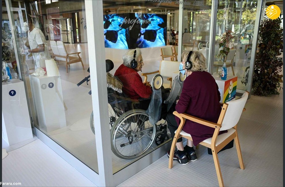 اتاق آغوش، شادی را به سالمندان هدیه داد