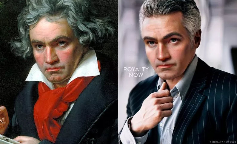 آدم های مشهور تاریخ با تیپ و لباس کنونی