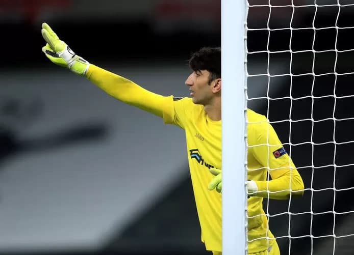 درخشش بیرانوند در شب شکست آنتورپ مقابل تاتنهام