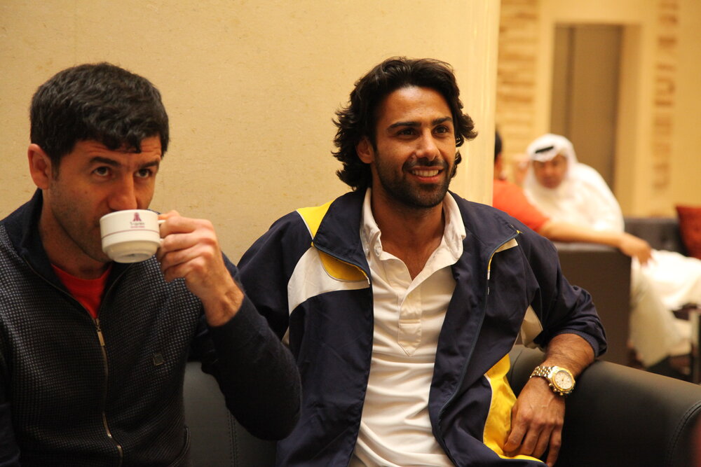 وقتی فرهاد مجیدی میزبان یک پرسپولیسی شد/ عکس