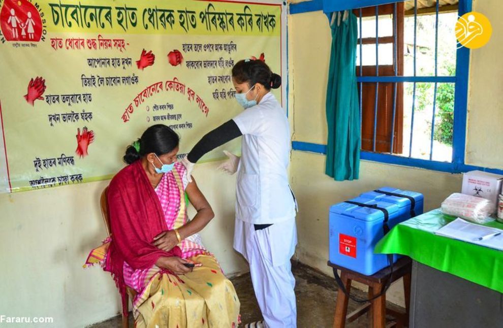 آغاز واکسیناسیون کرونا در هند/ تصاویر