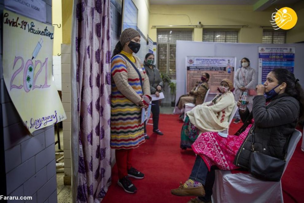 آغاز واکسیناسیون کرونا در هند/ تصاویر