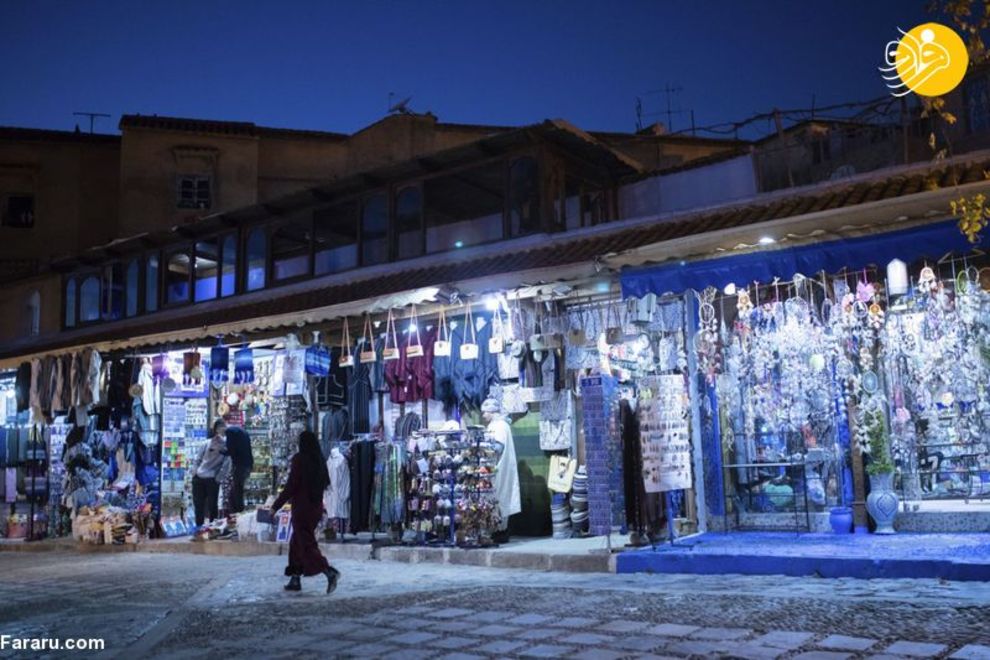 شهر آبی رنگ مراکش، عاری از ابتلا به کرونا است/ تصاویر‌