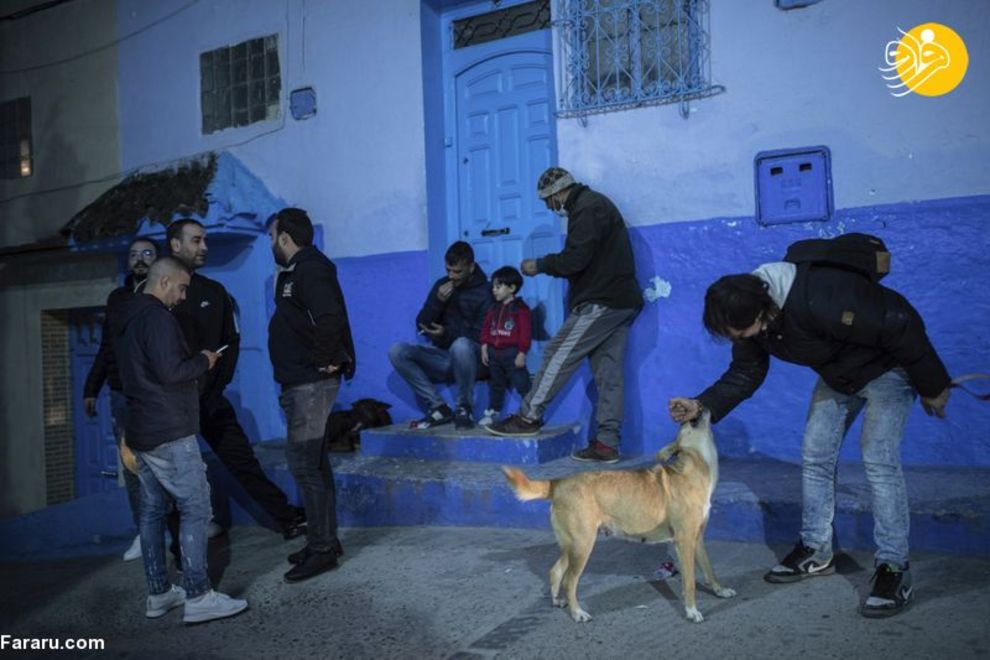 شهر آبی رنگ مراکش، عاری از ابتلا به کرونا است/ تصاویر‌