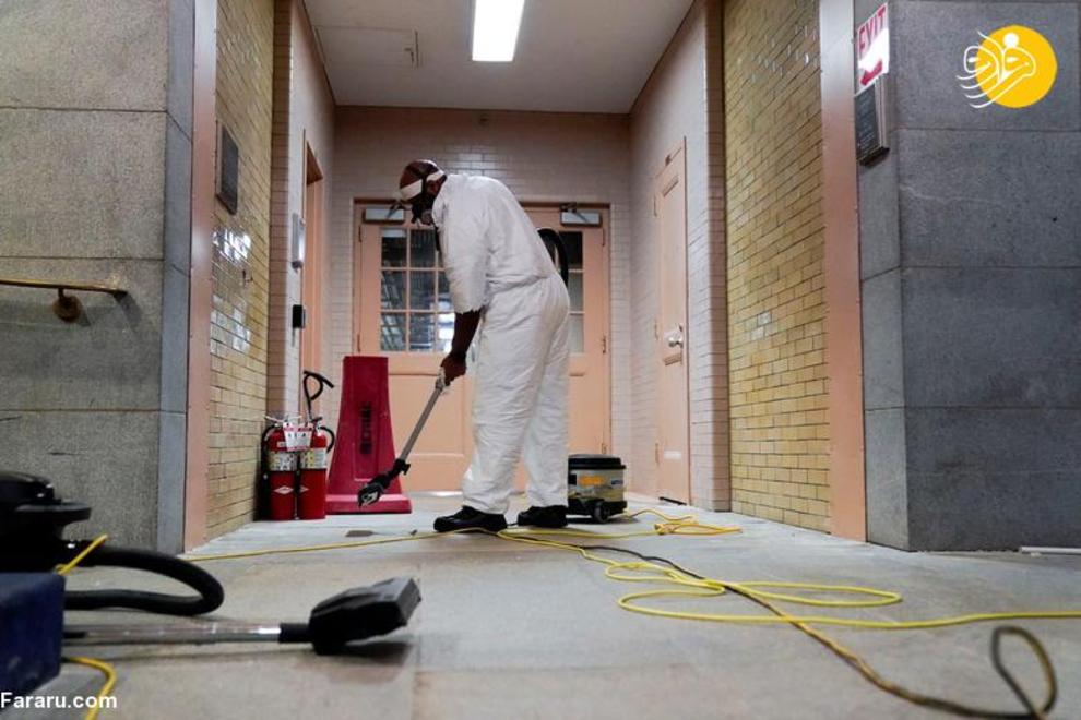 وضعیت کنگره آمریکا پس از حمله هواداران ترامپ/ تصاویر‌