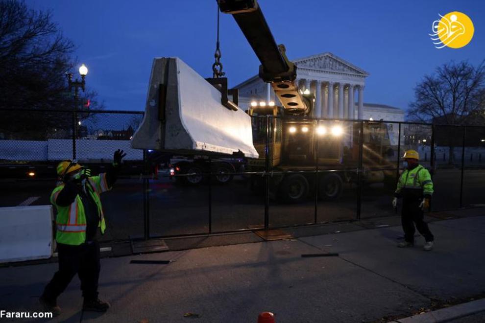 وضعیت کنگره آمریکا پس از حمله هواداران ترامپ/ تصاویر‌