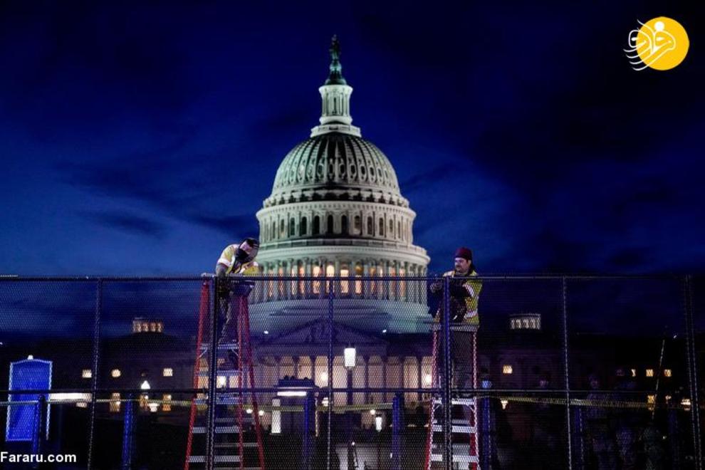 وضعیت کنگره آمریکا پس از حمله هواداران ترامپ/ تصاویر‌