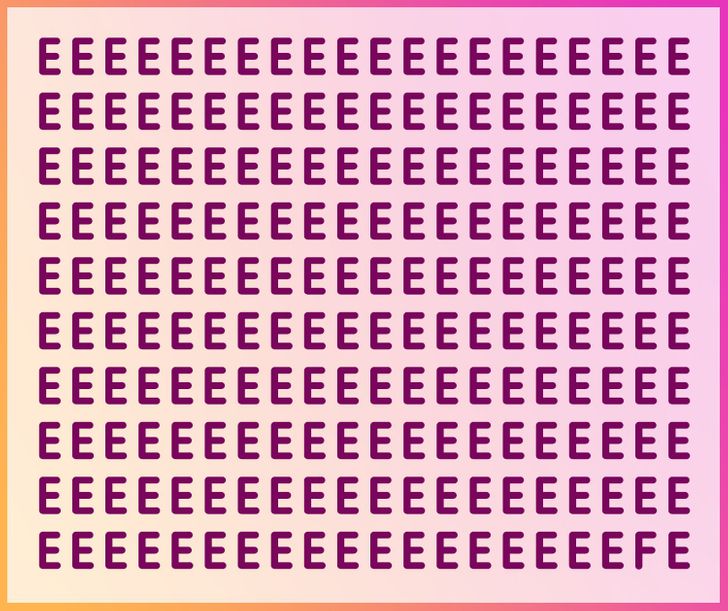 معما: حرف متفاوت را در این تصاویر پیدا کنید