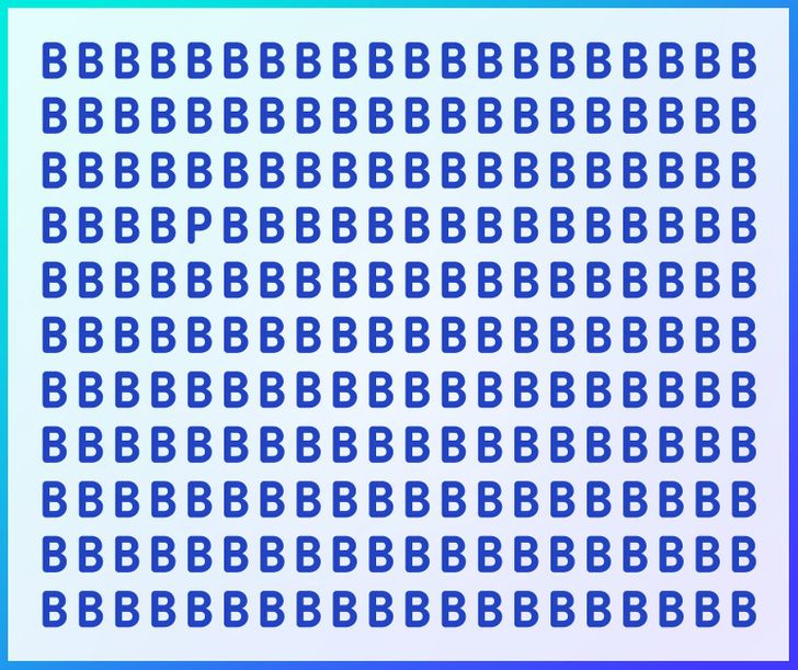 معما: حرف متفاوت را در این تصاویر پیدا کنید