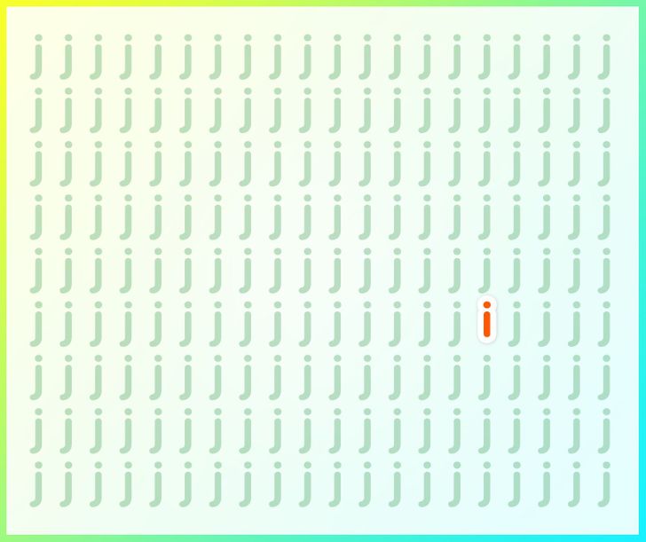 معما: حرف متفاوت را در این تصاویر پیدا کنید