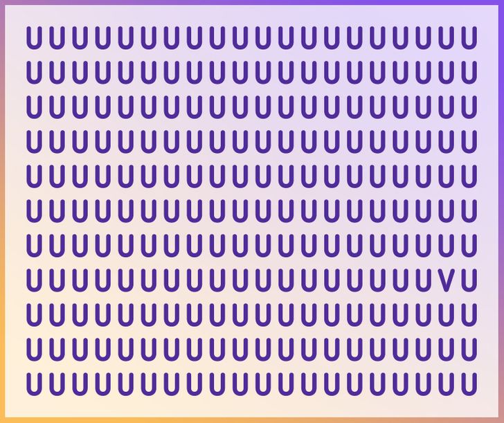 معما: حرف متفاوت را در این تصاویر پیدا کنید