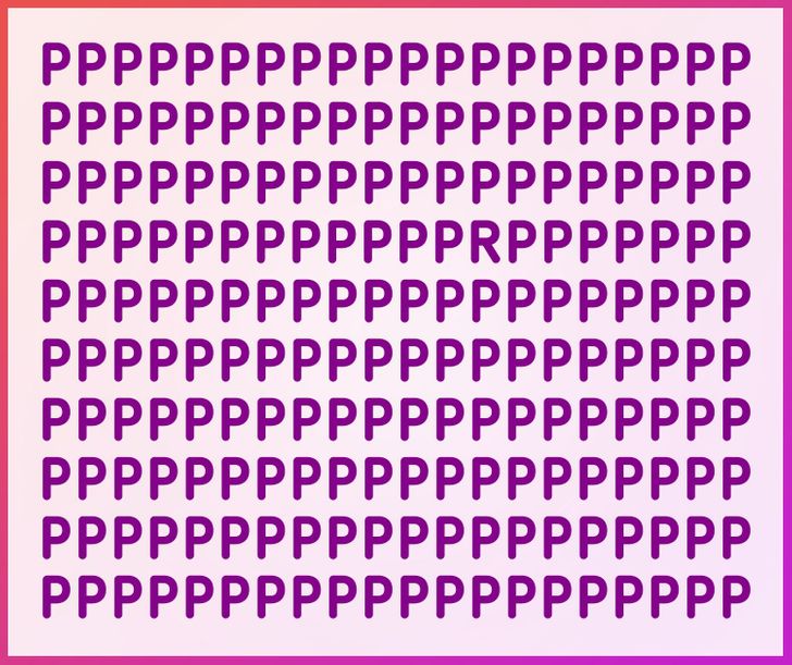 معما: حرف متفاوت را در این تصاویر پیدا کنید