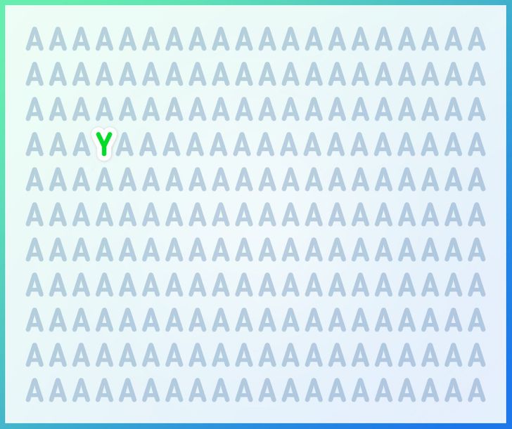 معما: حرف متفاوت را در این تصاویر پیدا کنید