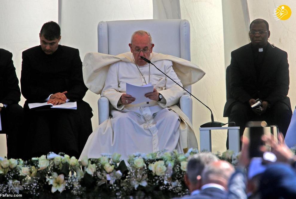 حاشیه‌هایی از حضور پاپ در عراق/ عکس