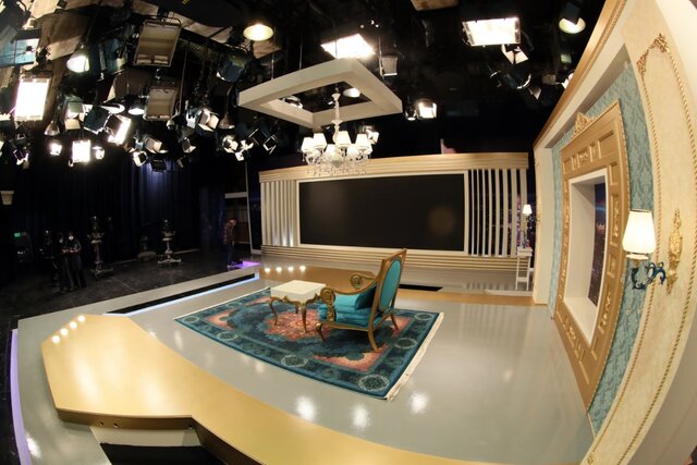 تصاویری از دکور برنامه های انتخاباتی تلویزیون