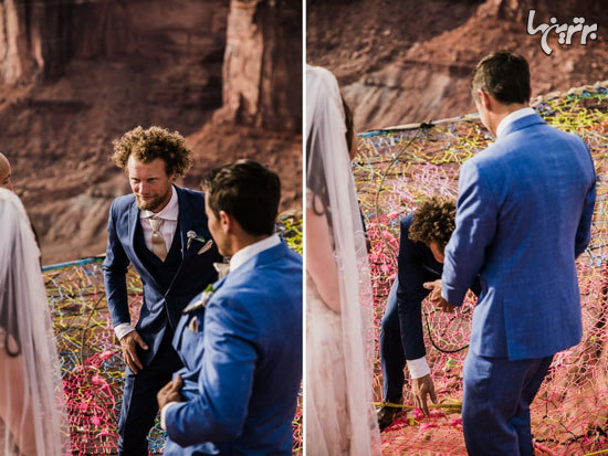 برگزاری مراسم عروسی بین زمین و آسمان