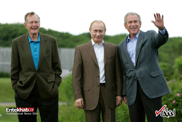 جورج بوش پدر به روایت تصویر