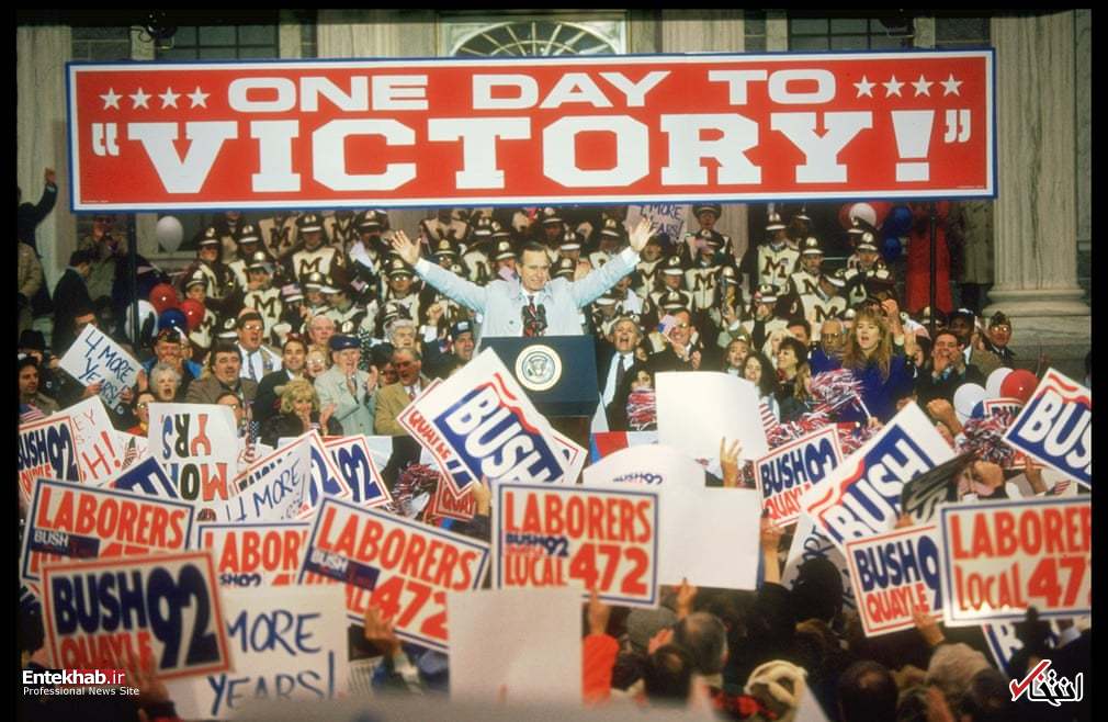 جورج بوش پدر به روایت تصویر