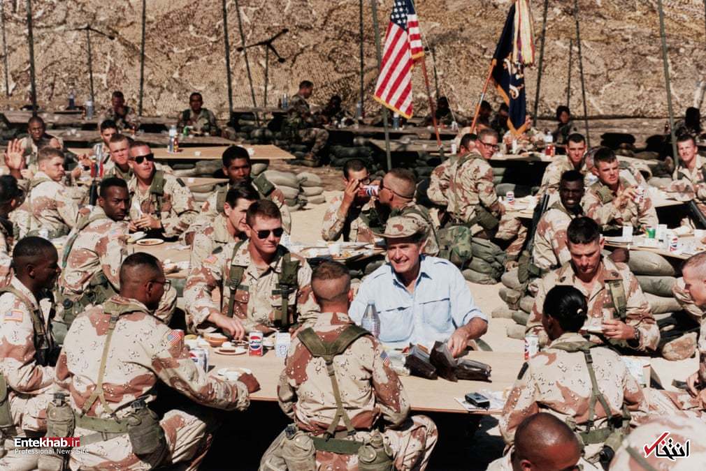 جورج بوش پدر به روایت تصویر