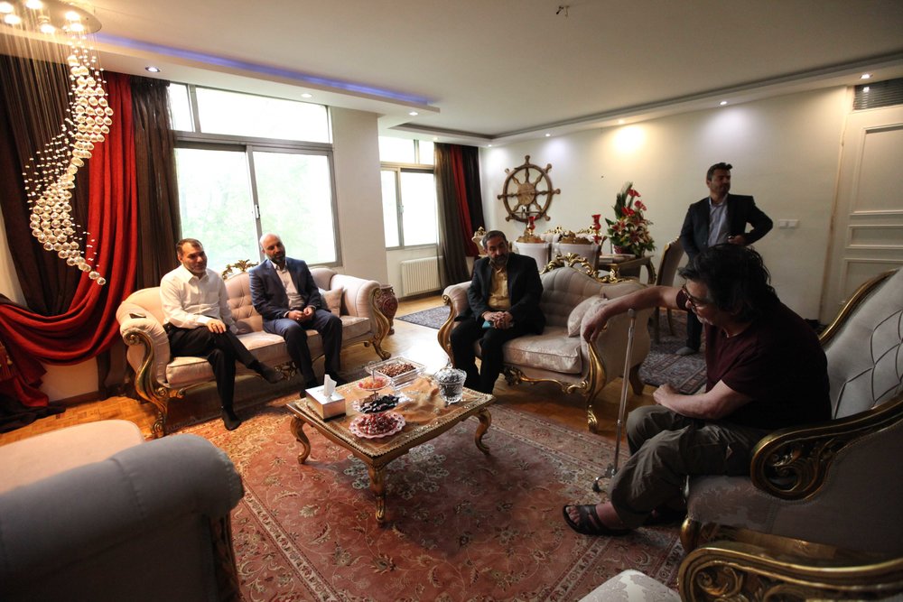 عیادت مدیران تلویزیون از رضا رویگری+ عکس